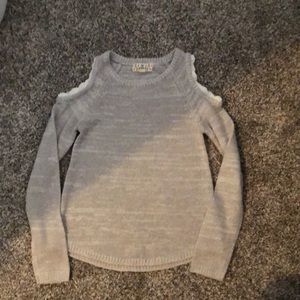 girls Medium 10/12 shoulder less top